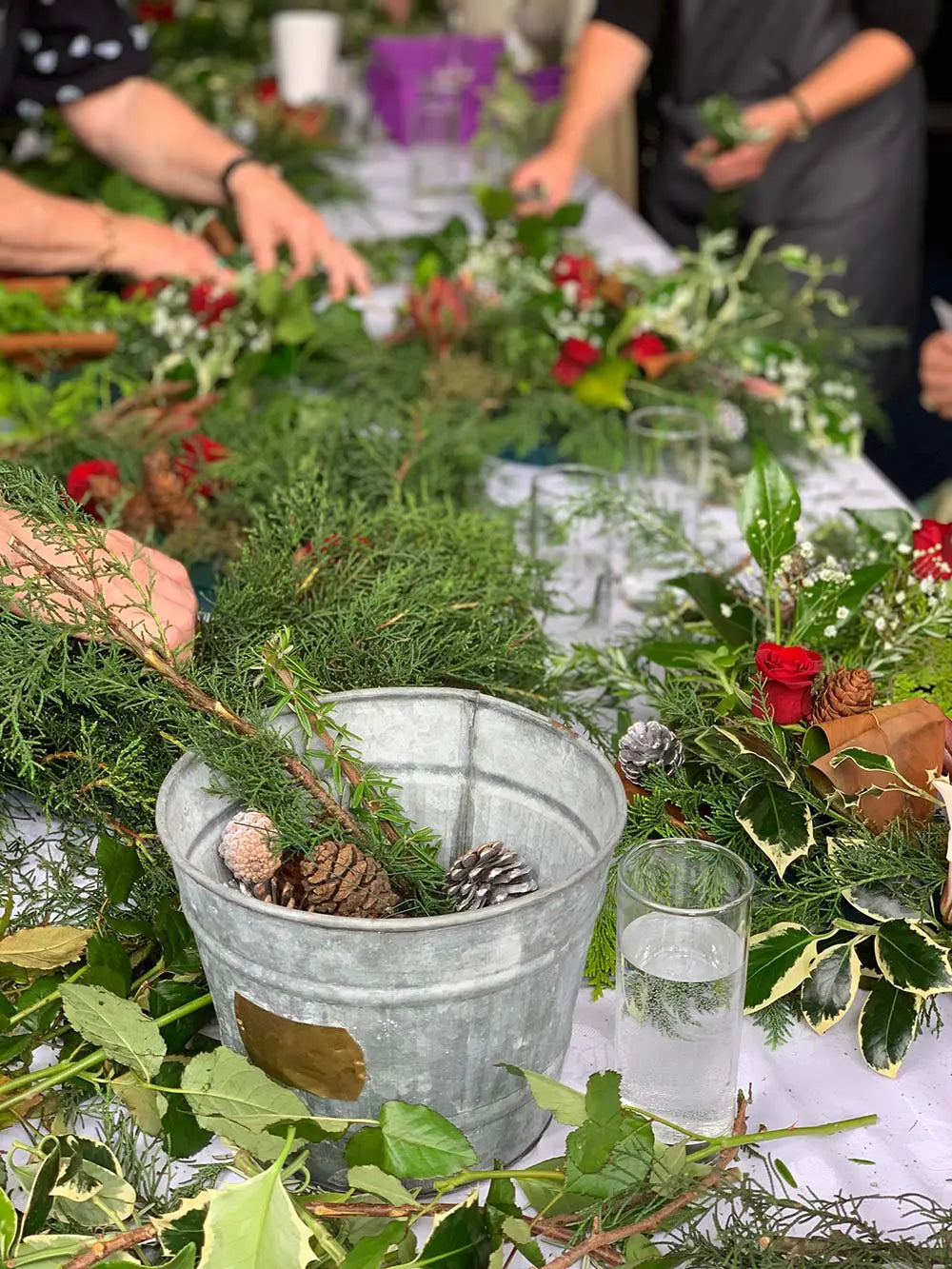 Christmas wreath making workshop