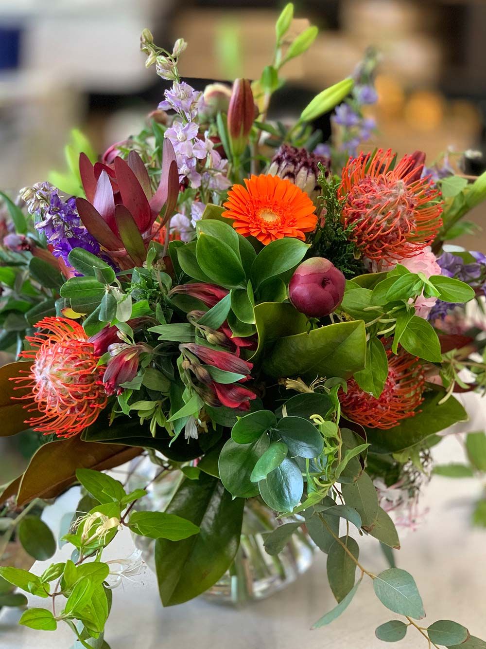 Naked bouquet flowers for delivery in Christchurch